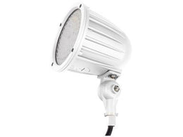 White bullet flood led light maxlite