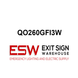 QO260GFI3W - Square D - 60 Amperage GFCI Circuit Breaker