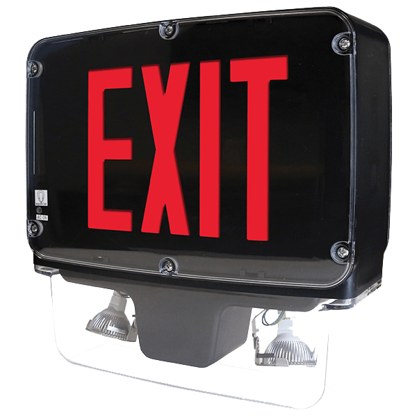 Weatherproof and robust emergency safety light & exit sign - Atlantic